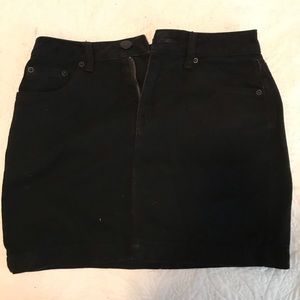 Forever 21 black jean skirt